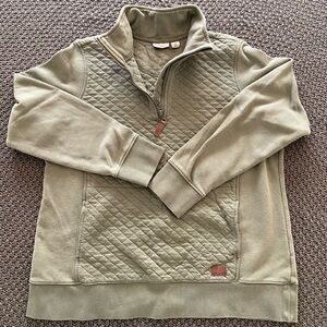 Women's Quilted Quarter-Zip Pullover